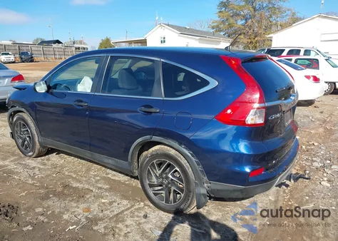 2016 Honda Cr-V Se from USA, damaged, VIN 2HKRM3H40GH514870